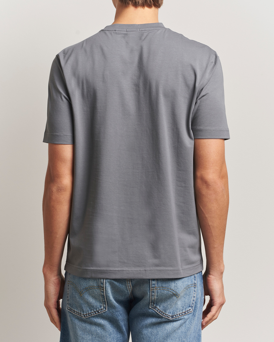 Men | T-Shirts | BOSS ORANGE | Tchup Logo Crew Neck T-Shirt Open Grey