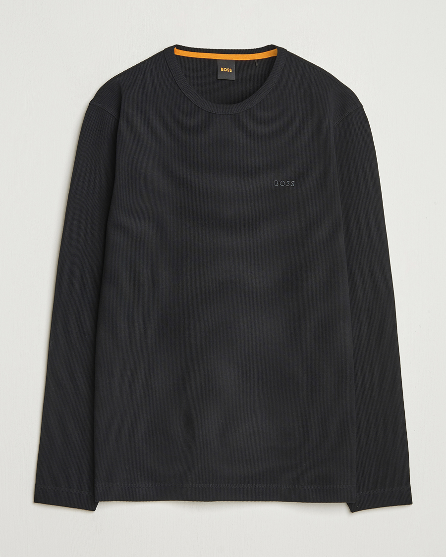 Men | Sweaters & Knitwear | BOSS ORANGE | Tempesto Sweater Black