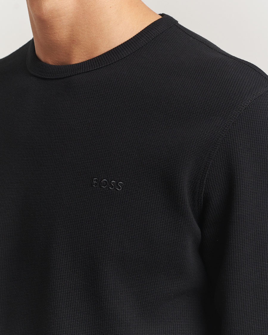 Men | Sweaters & Knitwear | BOSS ORANGE | Tempesto Sweater Black