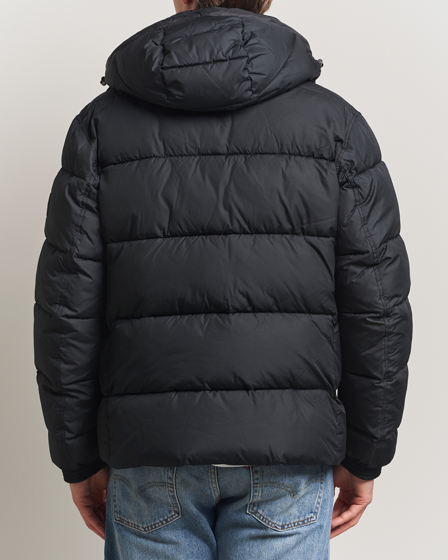BOSS ORANGE Omaris Down Hooded Jacket Black at CareOfCarl.com