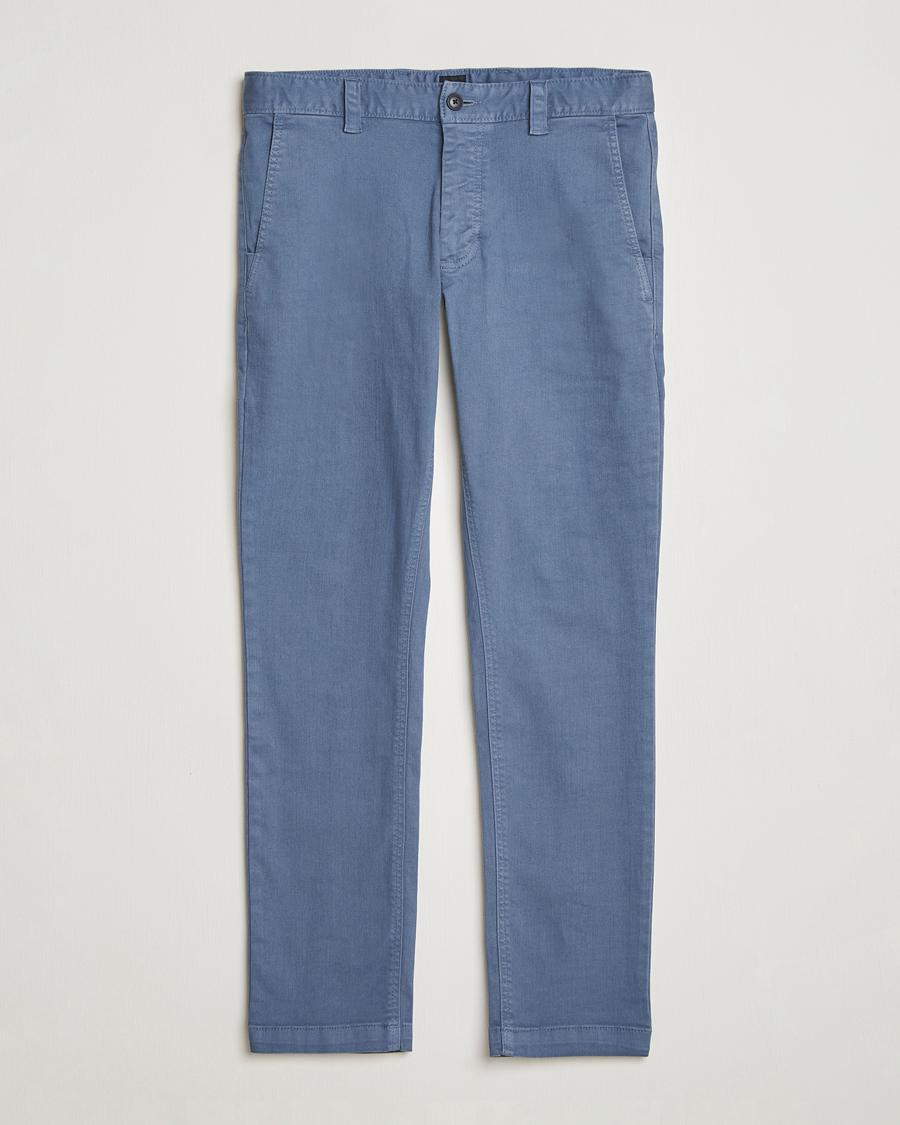 Men | Trousers | BOSS ORANGE | Cotton Chino Open Blue