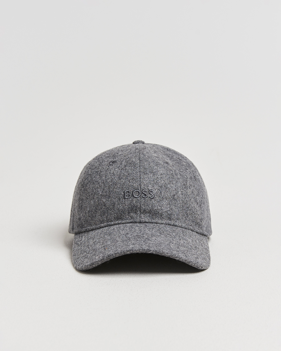 Men | BOSS ORANGE Derrel Wool Cap Open Grey | BOSS ORANGE | Derrel Wool Cap Open Grey