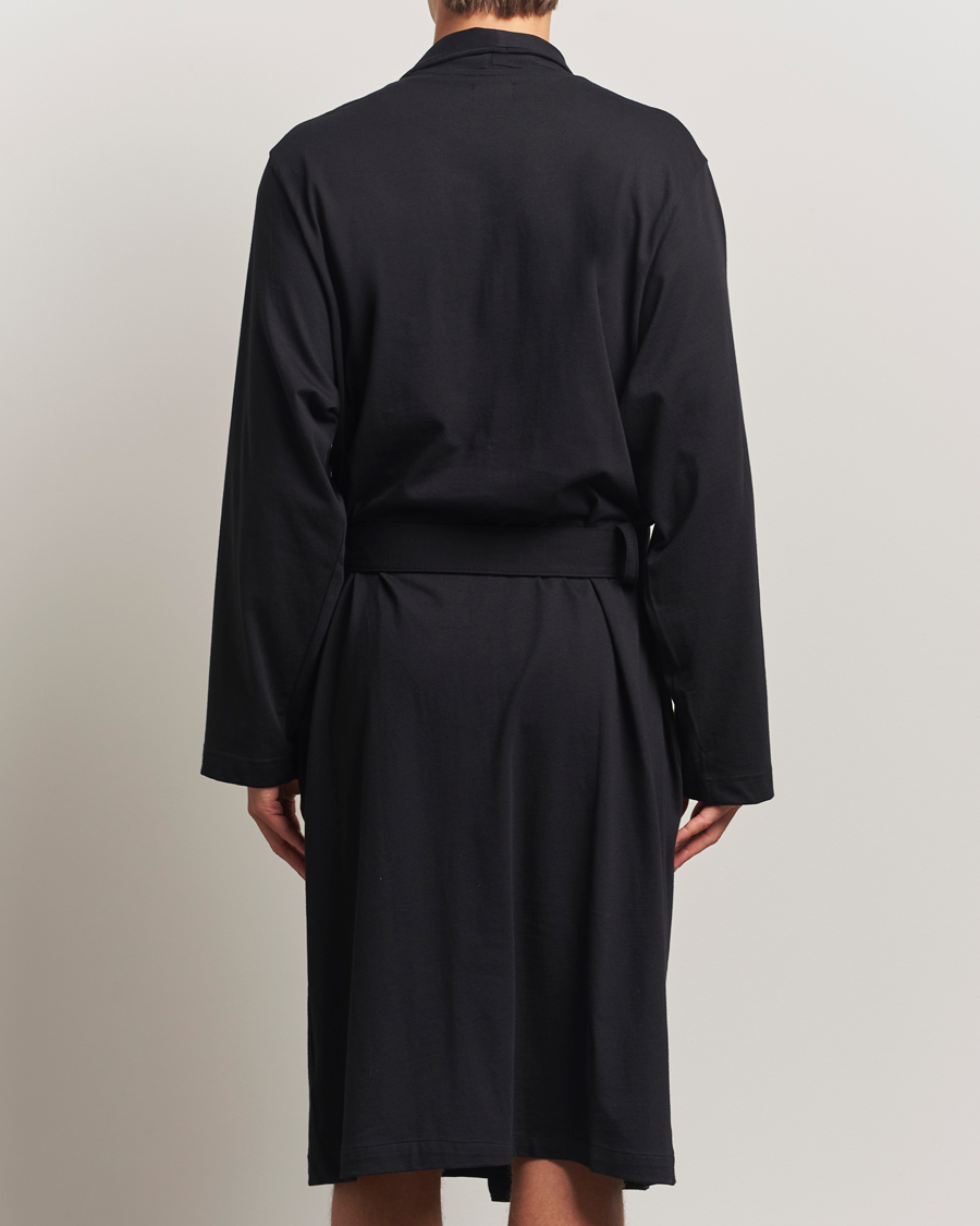 Men | Pyjamas & Robes | BOSS BLACK | Logo Robe Black