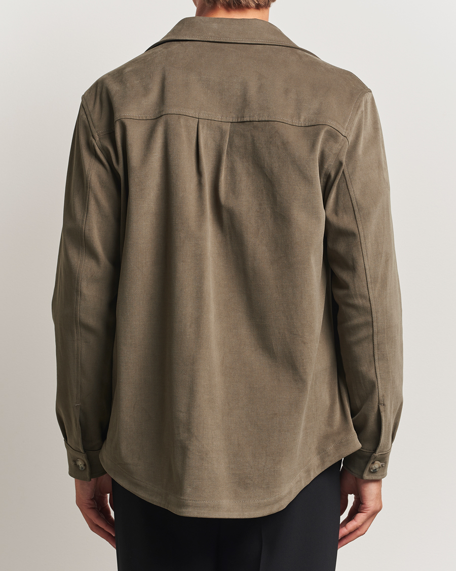 Men | Shirts | BOSS BLACK | Carper Cotton Overshirt Open Brown