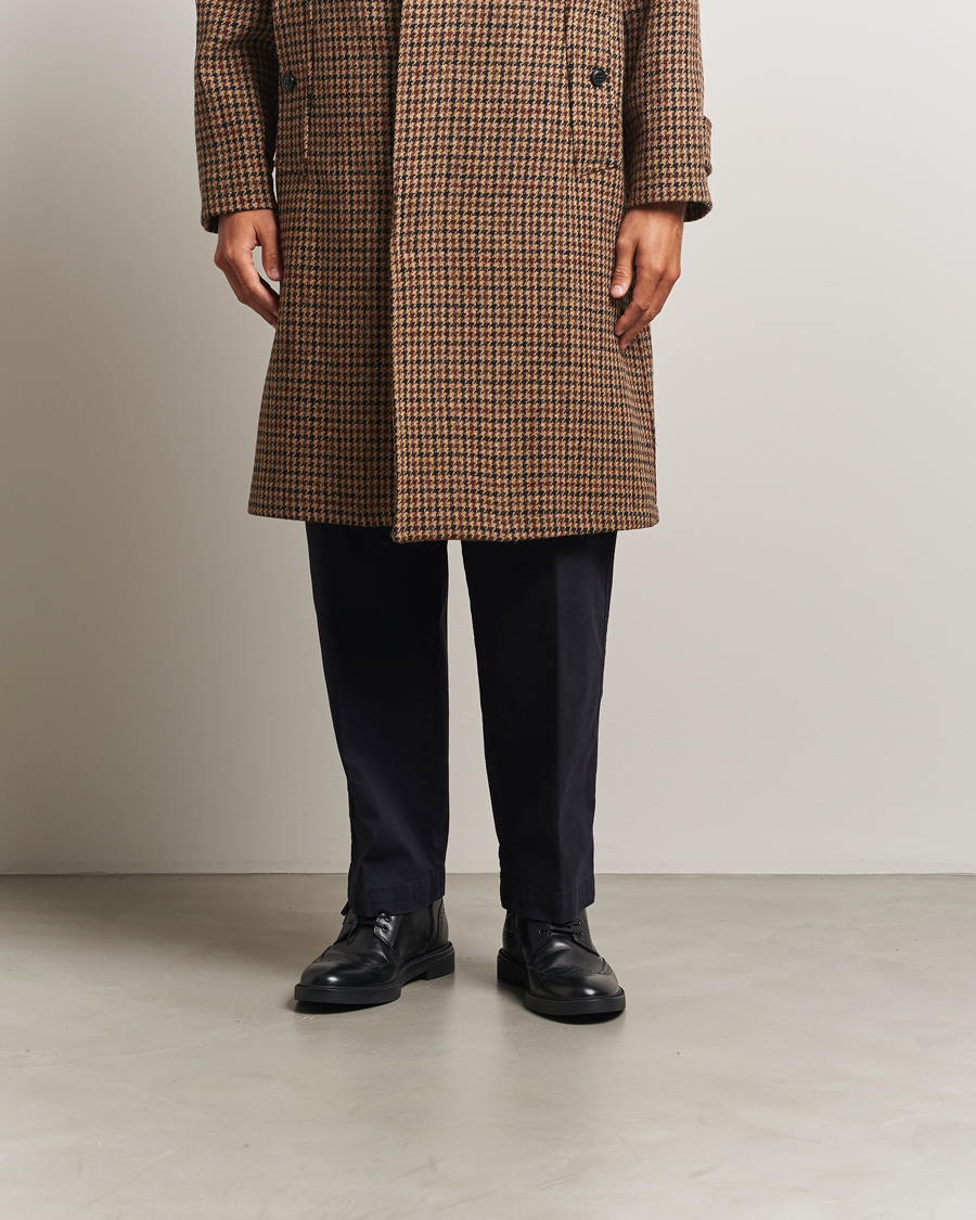 Men | Boots | BOSS BLACK | Calev Leather Brogue Boot Black