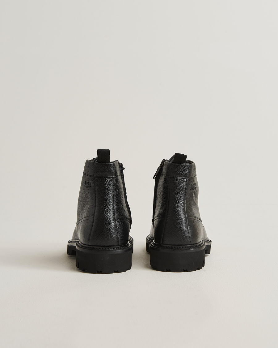 Men | Boots | BOSS BLACK | Julyo Leather Boot Black