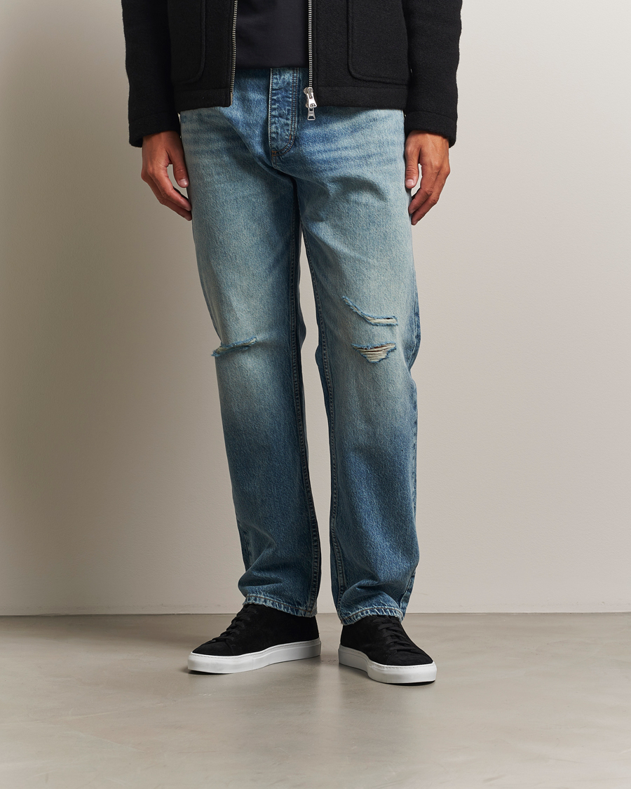 HUGO Herren Jonah Jeans – Regular Fit In Mittelblau Stone-Washed | 100% Baumwolle Denim | Style Mit HUGO-Attitude