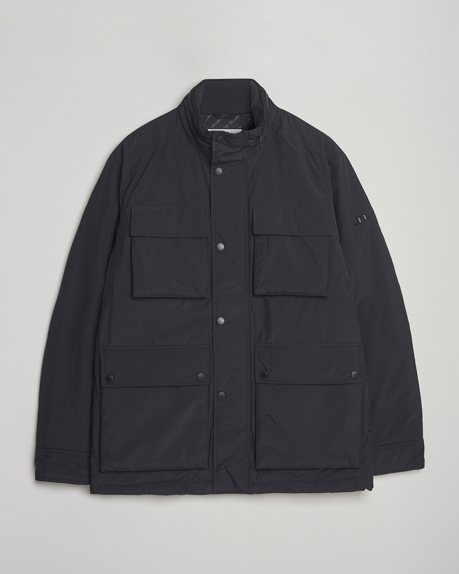 Men | Coats & Jackets | J.Lindeberg | Aiden 2L Padded Field Jacket Black