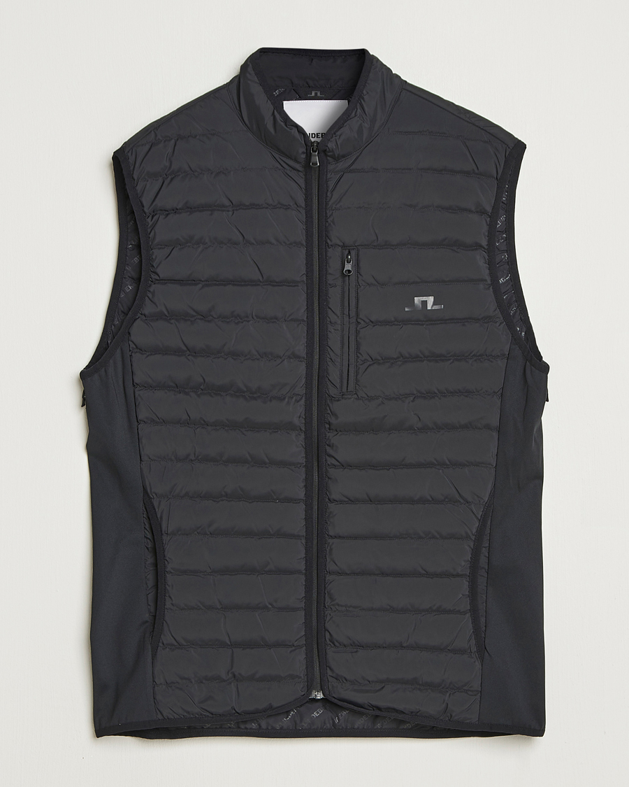 Men | Gilets | J.Lindeberg | Pace Down Liner Vest Black