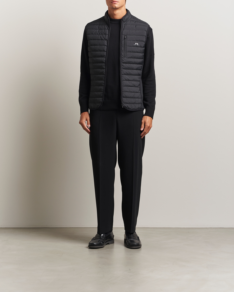 Men | Gilets | J.Lindeberg | Pace Down Liner Vest Black