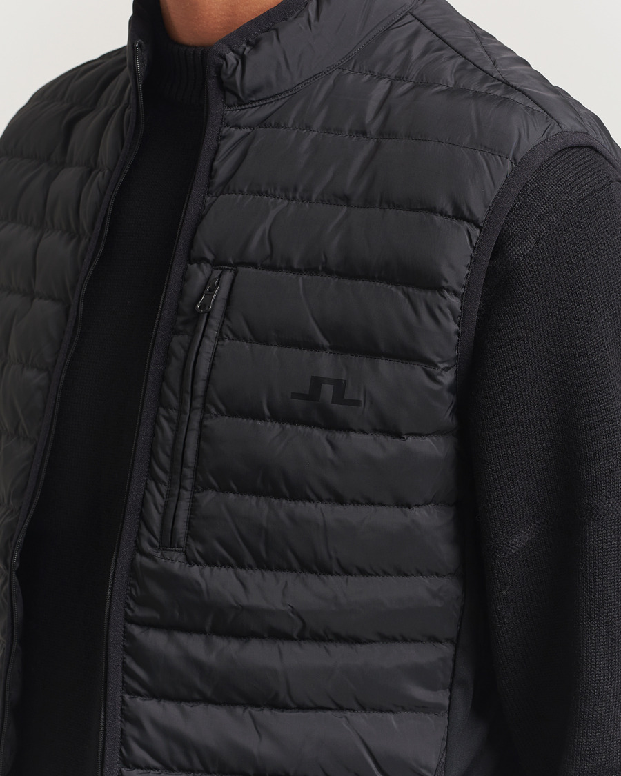 Men | Gilets | J.Lindeberg | Pace Down Liner Vest Black