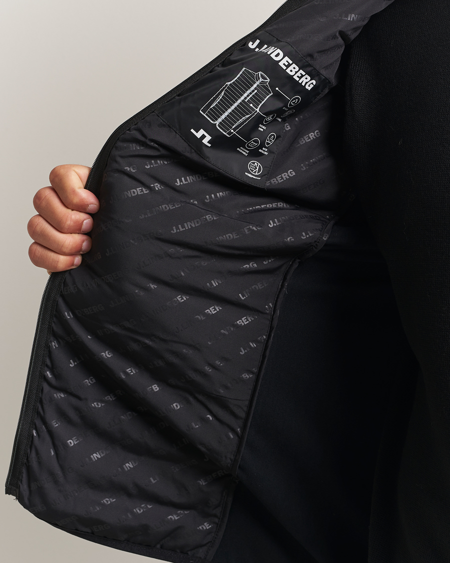 Men | Gilets | J.Lindeberg | Pace Down Liner Vest Black