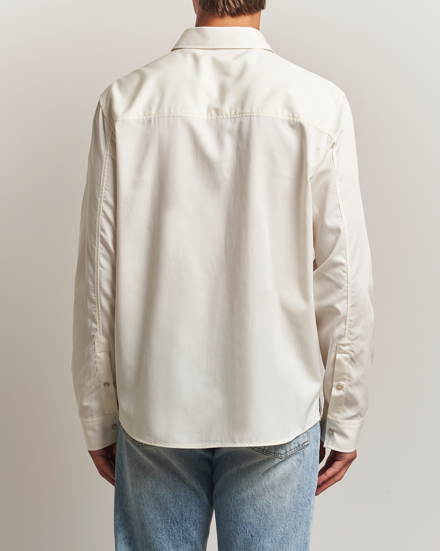 Men | Shirts | J.Lindeberg | Finnigan Tencel Twill Overshirt Cloud White