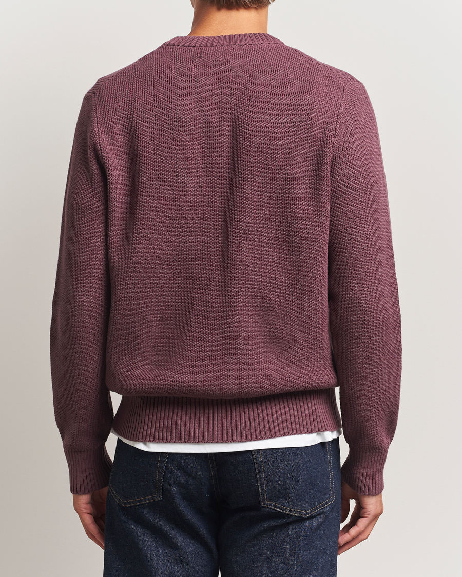 Men | Sweaters & Knitwear | J.Lindeberg | Oliver Structured Sweater Huckleberry