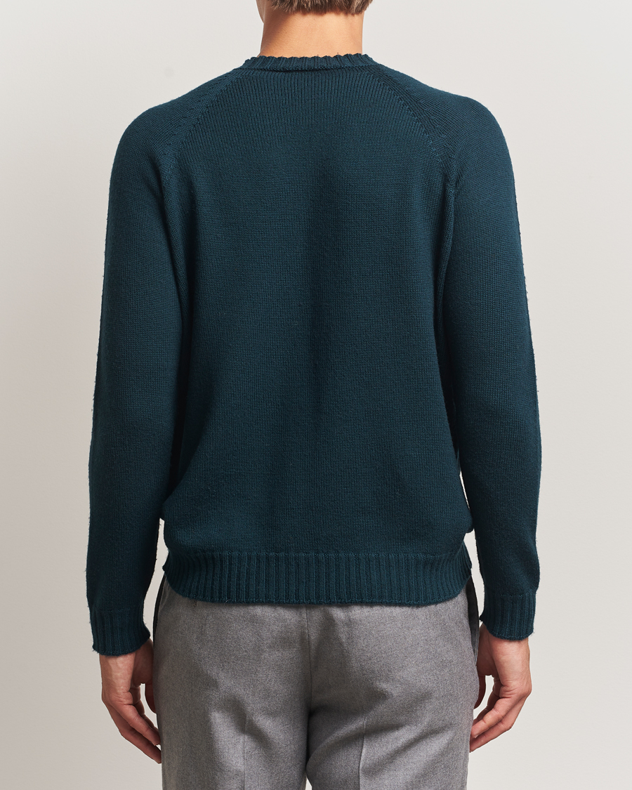 Men | Sweaters & Knitwear | John Smedley | Denver Extra Fine Merino Crew Neck Richardson Green