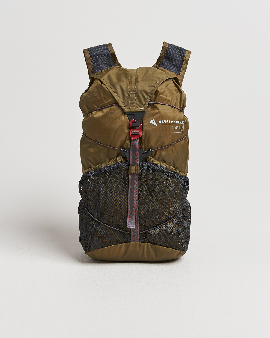 Men | Klättermusen Tjalve 2.0 Backpack 10L Olive | Klättermusen | Tjalve 2.0 Backpack 10L Olive