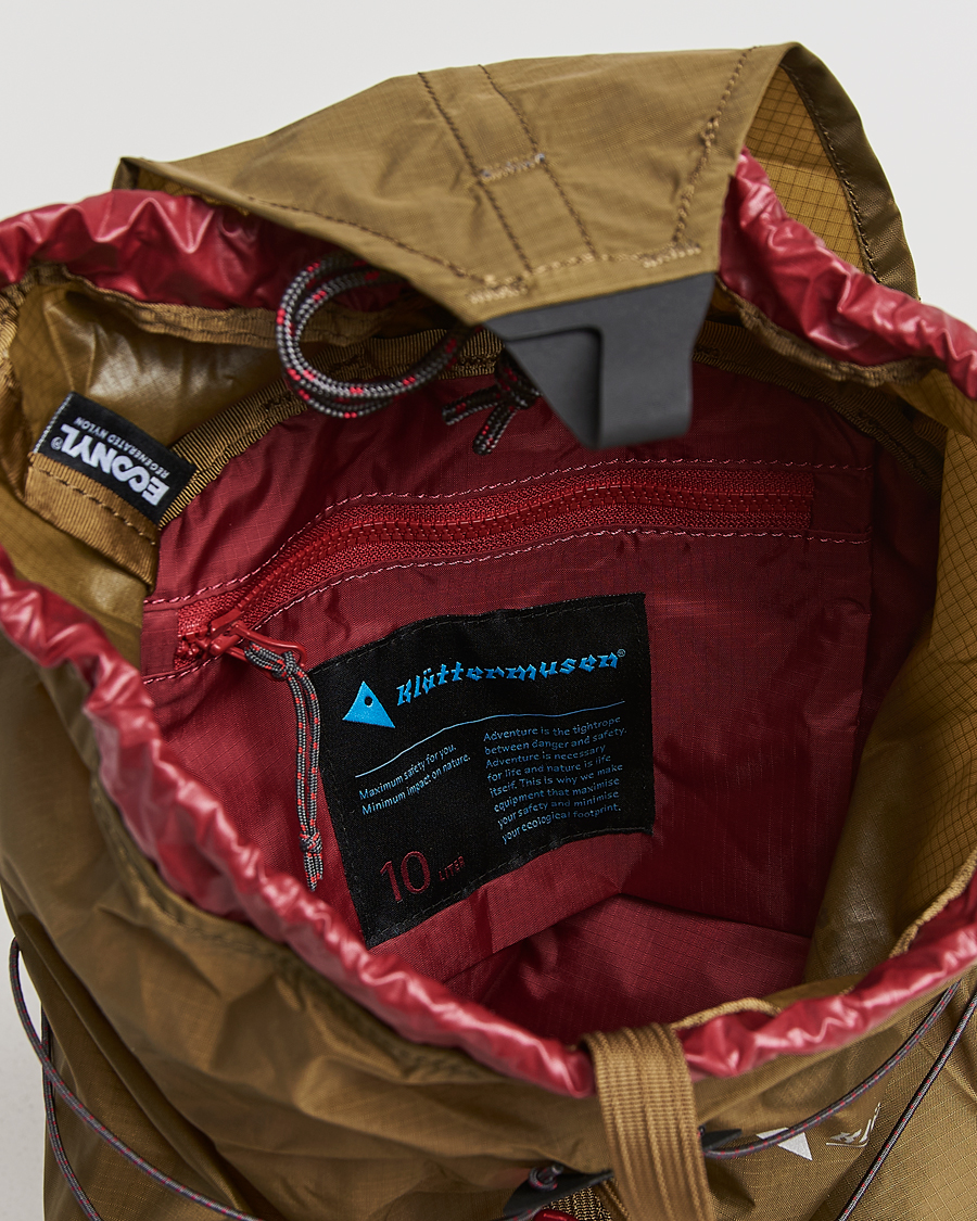 Men | Klättermusen Tjalve 2.0 Backpack 10L Olive | Klättermusen | Tjalve 2.0 Backpack 10L Olive