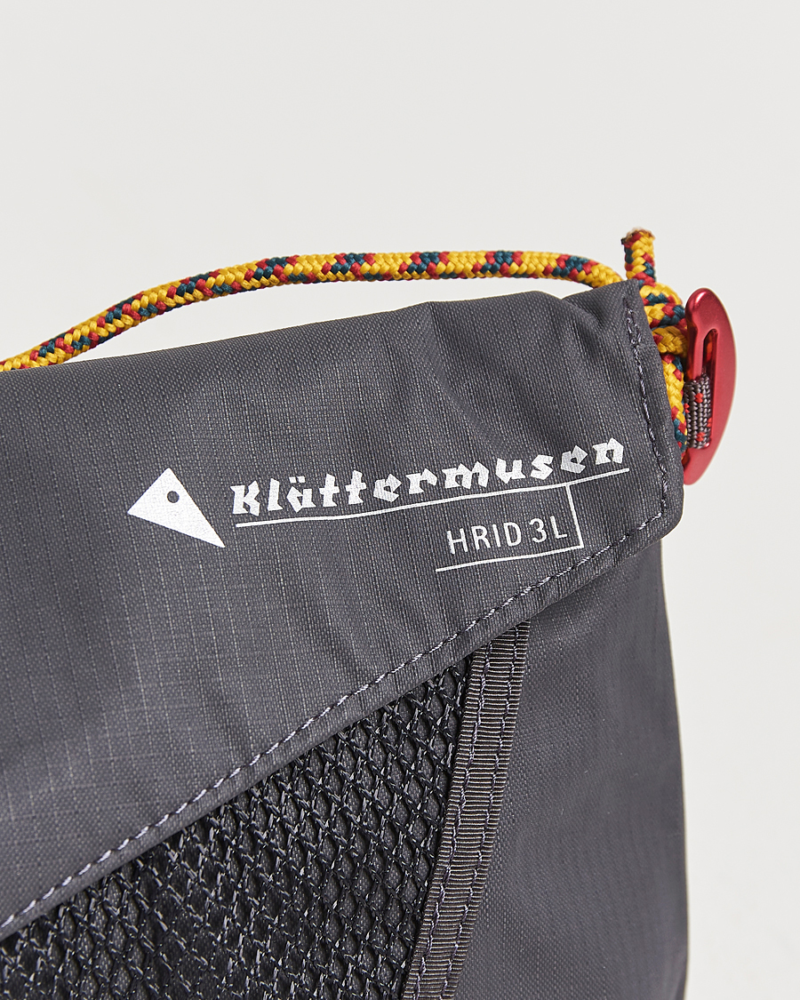 Men | Bags | Klättermusen | Hrid WP 3L Accessory Bag Raven