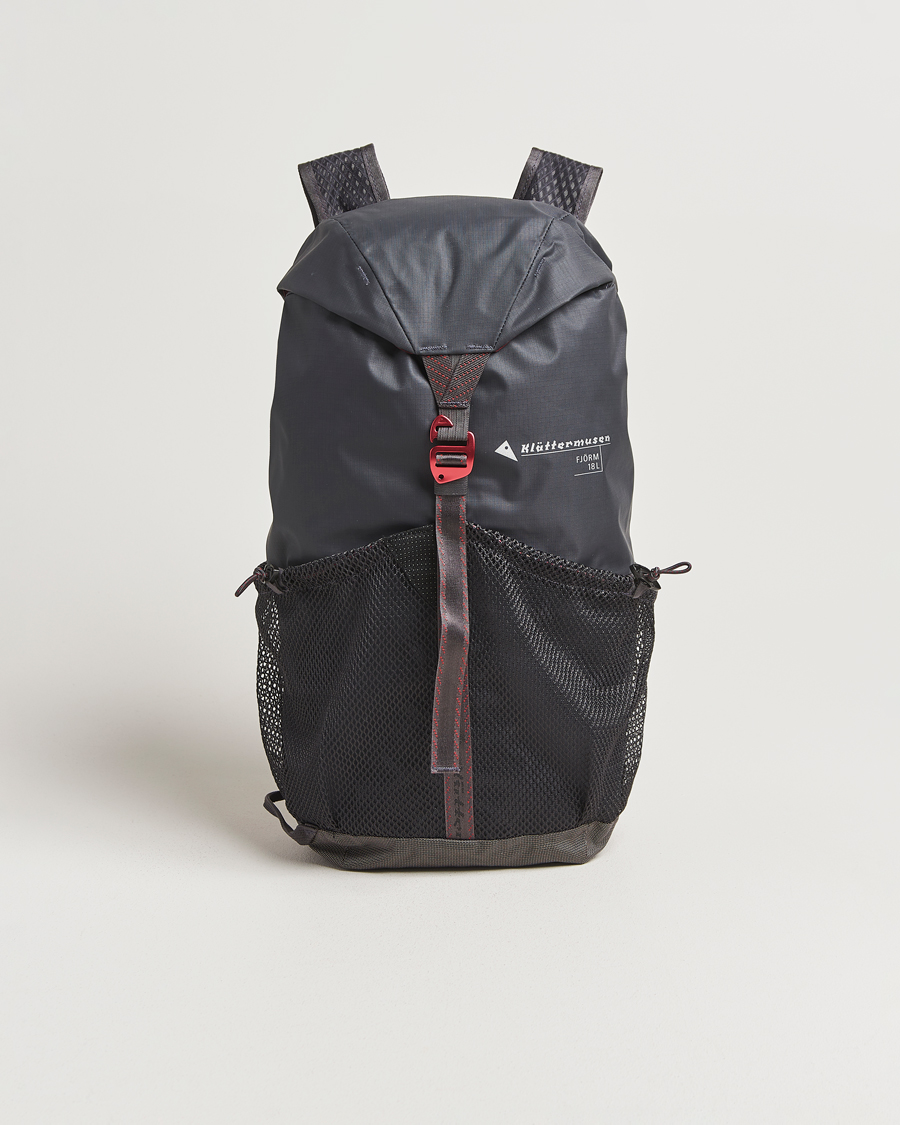 Men | Klättermusen Fjörm Backpack 18L Raven | Klättermusen | Fjörm Backpack 18L Raven