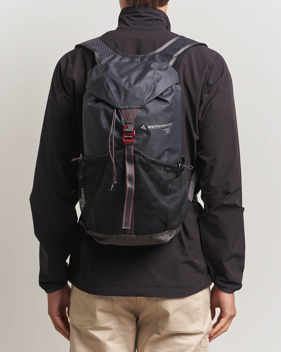 Men | Klättermusen Fjörm Backpack 18L Raven | Klättermusen | Fjörm Backpack 18L Raven