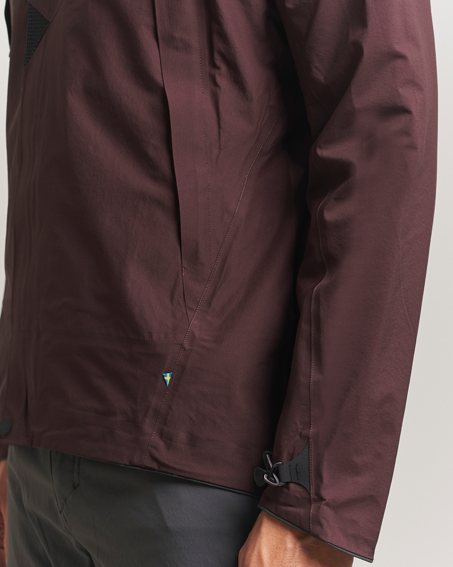 Men | Coats & Jackets | Klättermusen | Asynja Lightweight Waterproof Jacket Amanth Red