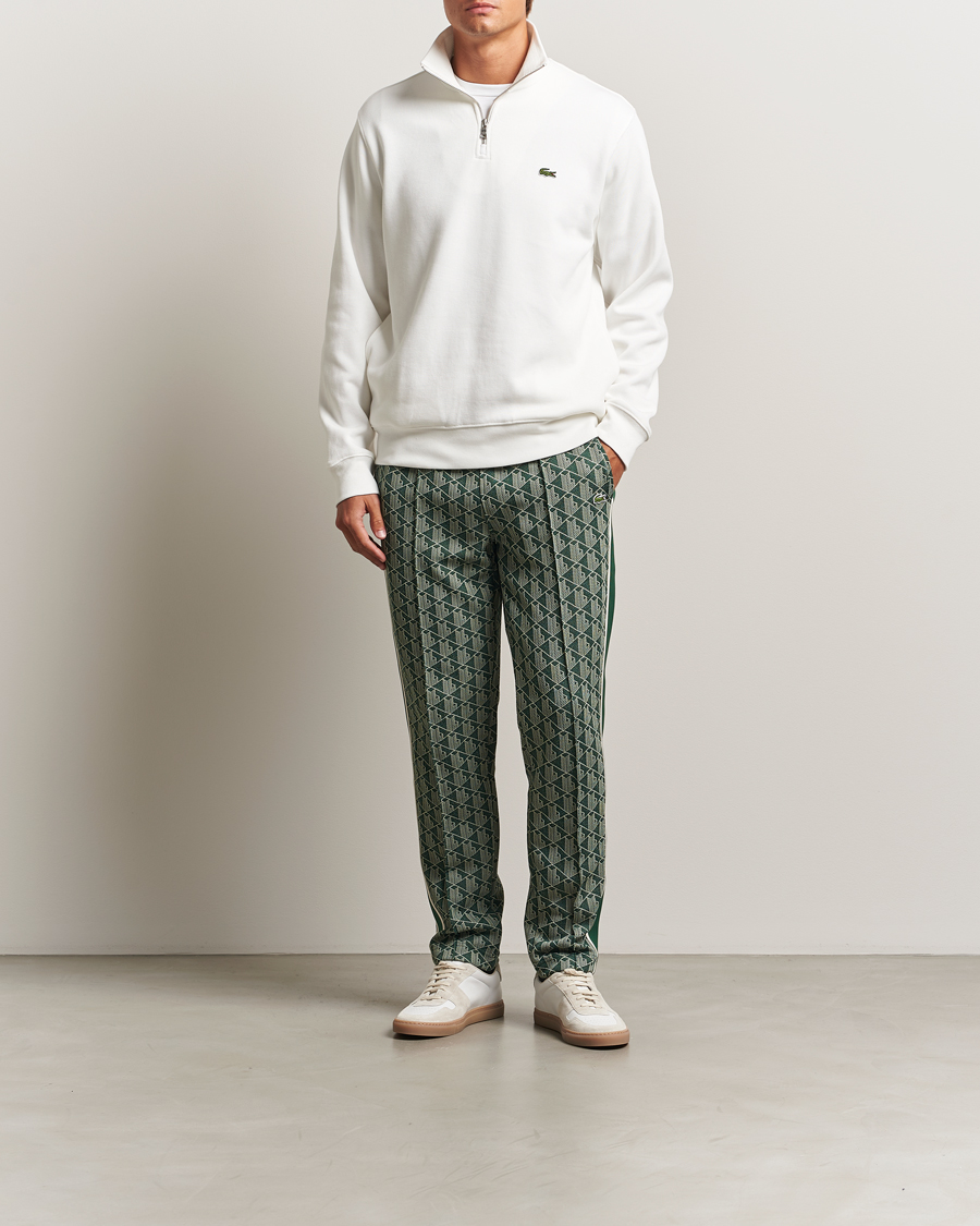 Men | Trousers | Lacoste | Monogram Track Pants Green/Sinople