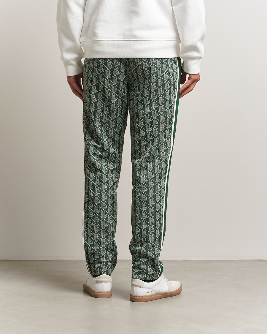 Men | Trousers | Lacoste | Monogram Track Pants Green/Sinople