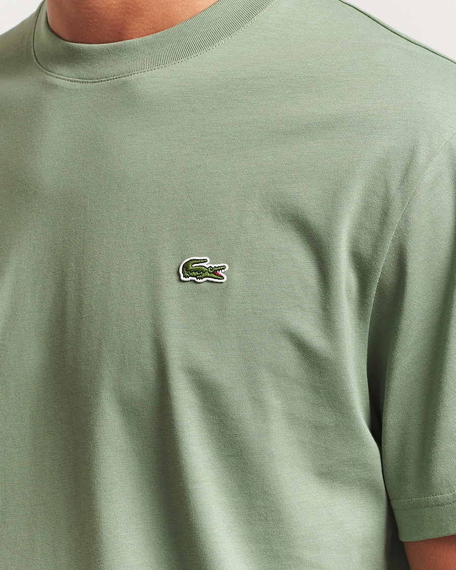 Men | T-Shirts | Lacoste | Crew Neck T-Shirt Thyme Green