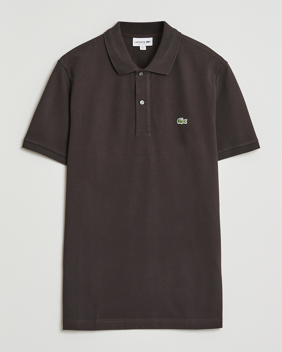 Men | Polo Shirts | Lacoste | Slim Fit Polo Piké Porto Brown
