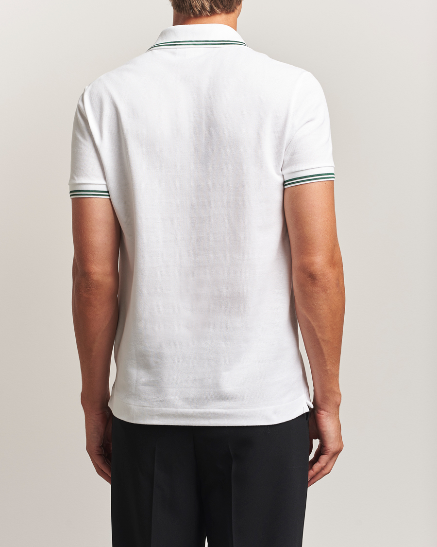 Men | Polo Shirts | Lacoste | Original Tipped Polo Piké White