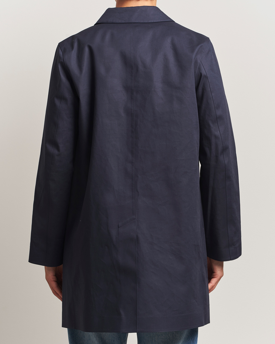 カ*ジ様 Mackintosh GTS Monkton navy 36 Mackintosh Lauder Coat | Gabucci - Bonded Cotton Balmacaan