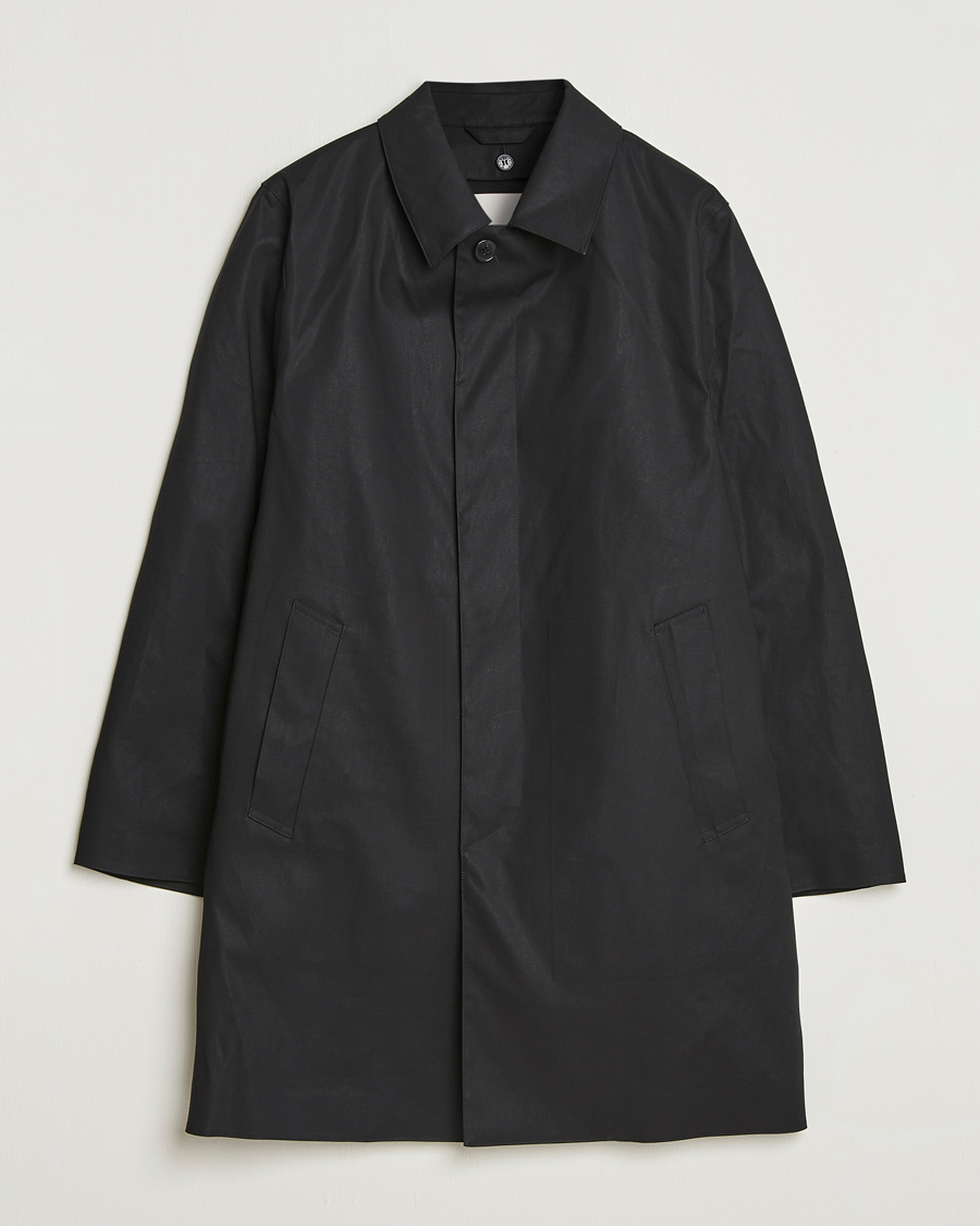 Men | Coats & Jackets | Mackintosh | Dunoon Car Coat Black