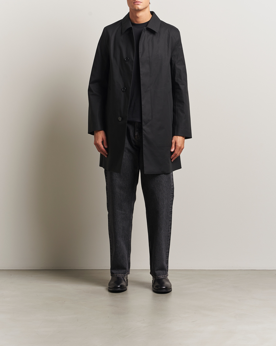 Men | Coats & Jackets | Mackintosh | Dunoon Car Coat Black