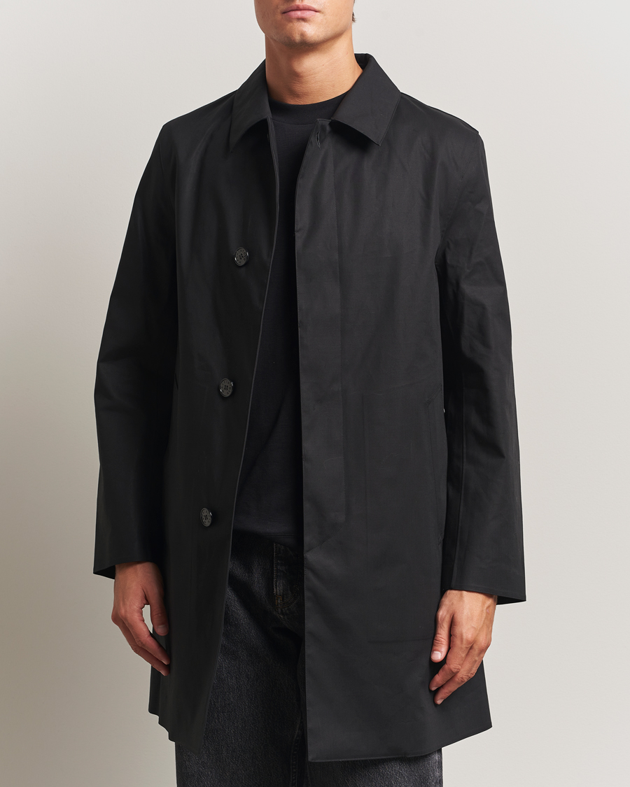 Men | Coats & Jackets | Mackintosh | Dunoon Car Coat Black