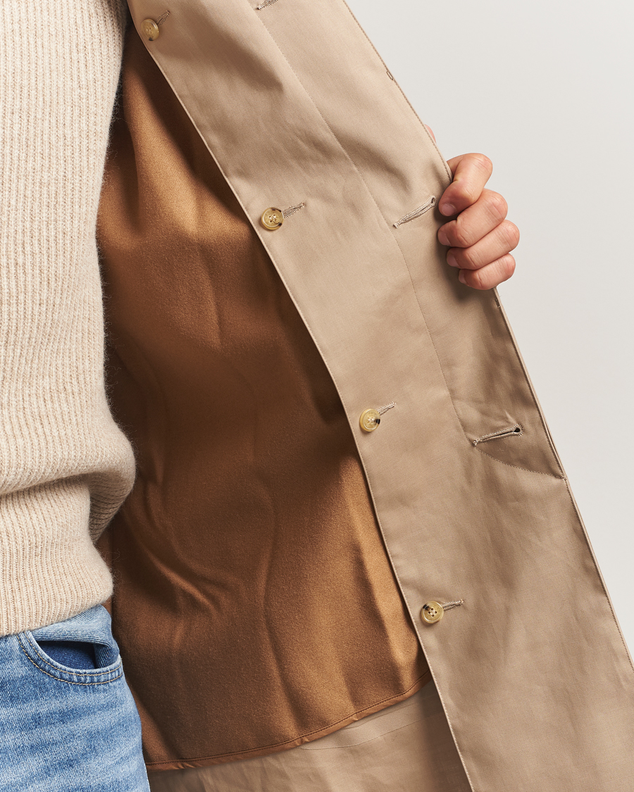 Men | Coats & Jackets | Mackintosh | Dunoon Car Coat Fawn