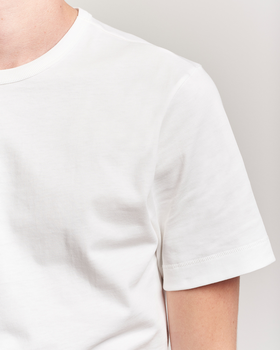 Men | T-Shirts | Merz b. Schwanen | Classic Fit Sturdy T-Shirt White