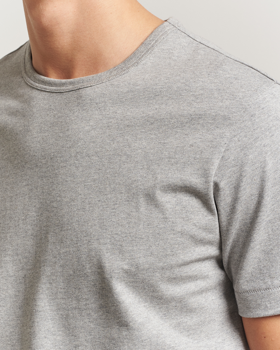 Men | T-Shirts | Merz b. Schwanen | Classic Fit Sturdy T-Shirt Grey Melange