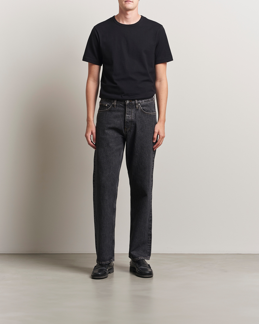 Men | T-Shirts | Merz b. Schwanen | Classic Fit Sturdy T-Shirt Black