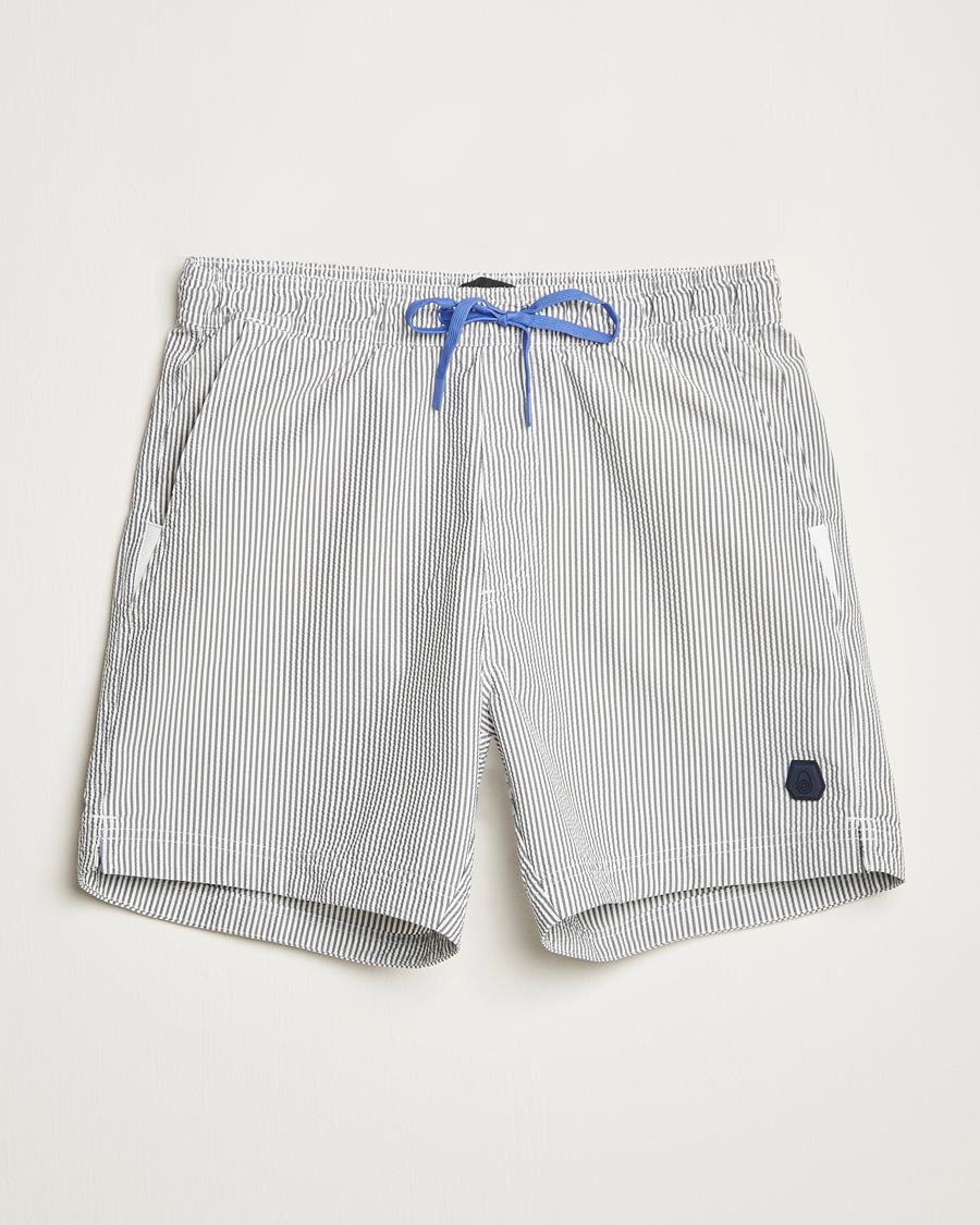 Men | Swimwear | Sail Racing | Tornado Striped Swimshorts Navy/White
