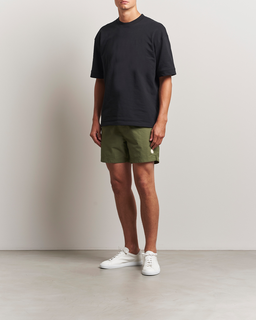 Men | Swimwear | Sail Racing | Tornado Striped Swimshorts Modern Green