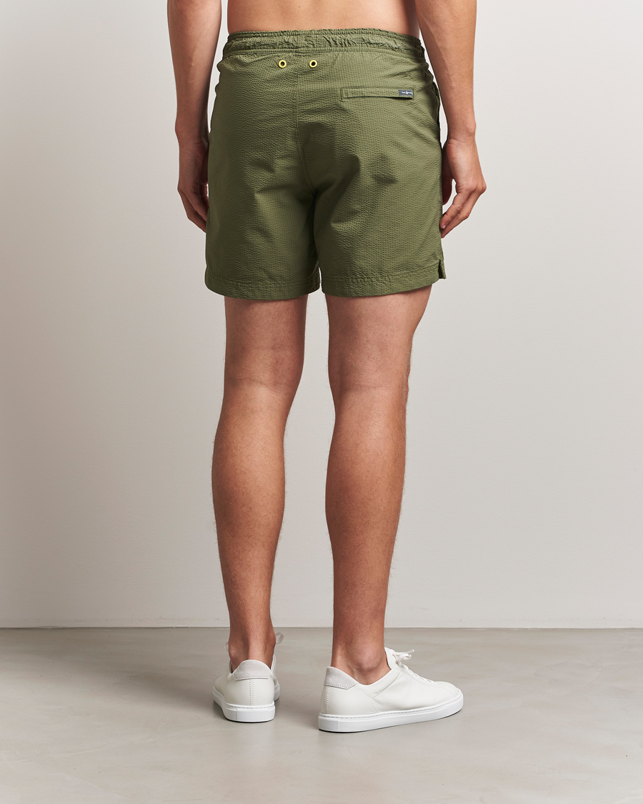 Men | Swimwear | Sail Racing | Tornado Striped Swimshorts Modern Green
