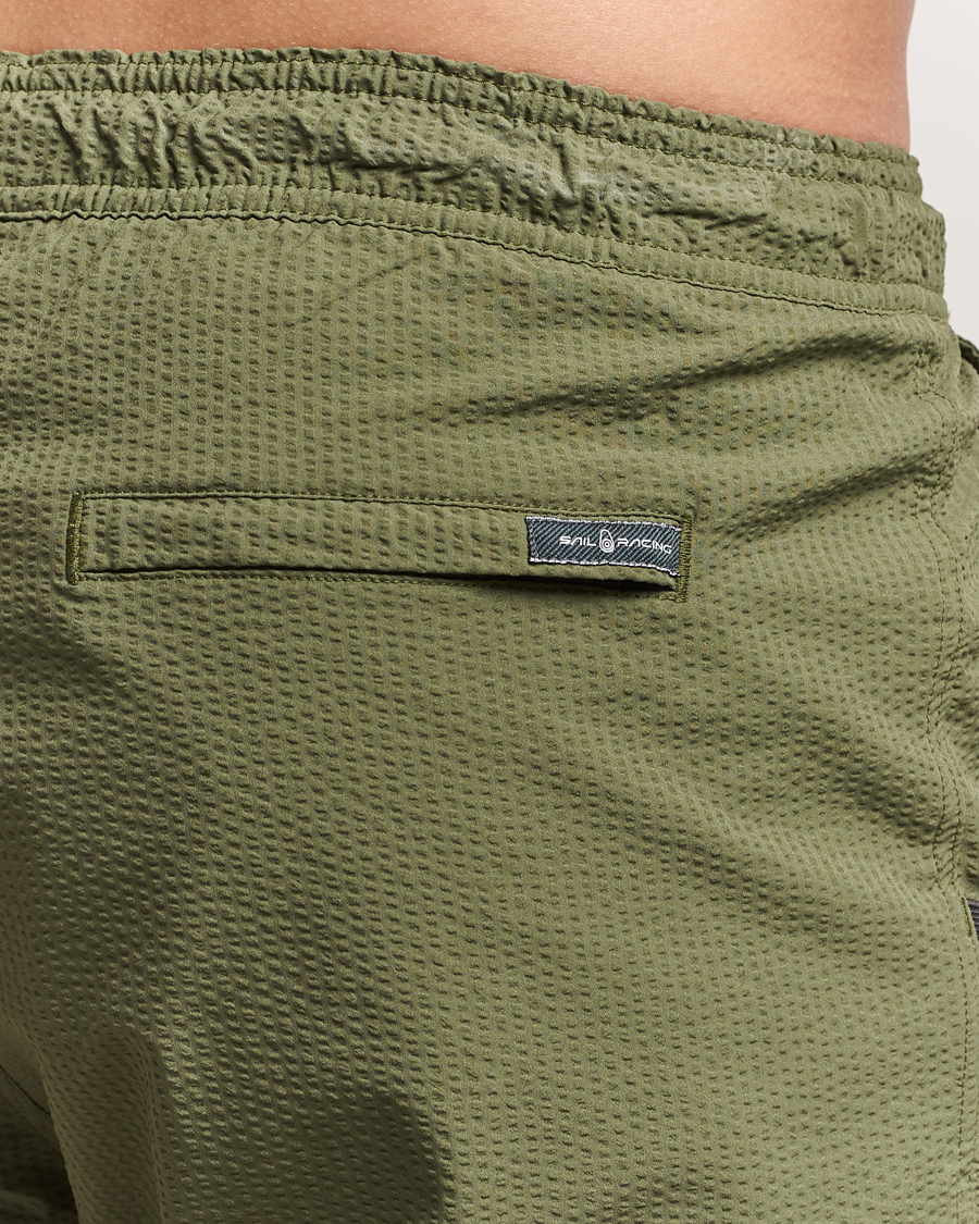 Men | Swimwear | Sail Racing | Tornado Striped Swimshorts Modern Green