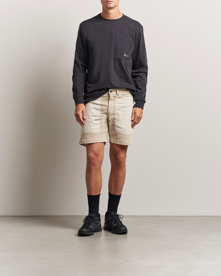 Men | Shorts | Sail Racing | Blocked Corduroy Shorts Feather Grey