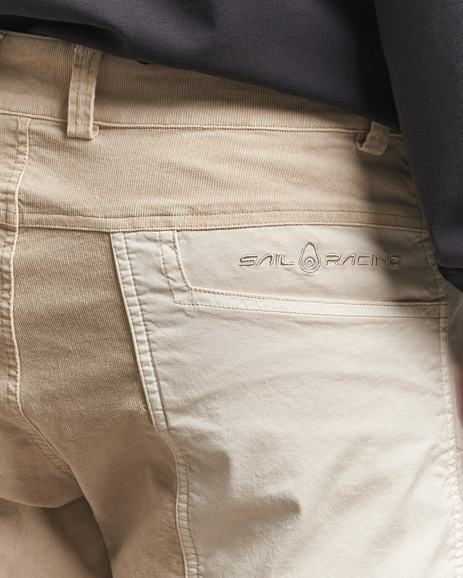 Men | Shorts | Sail Racing | Blocked Corduroy Shorts Feather Grey