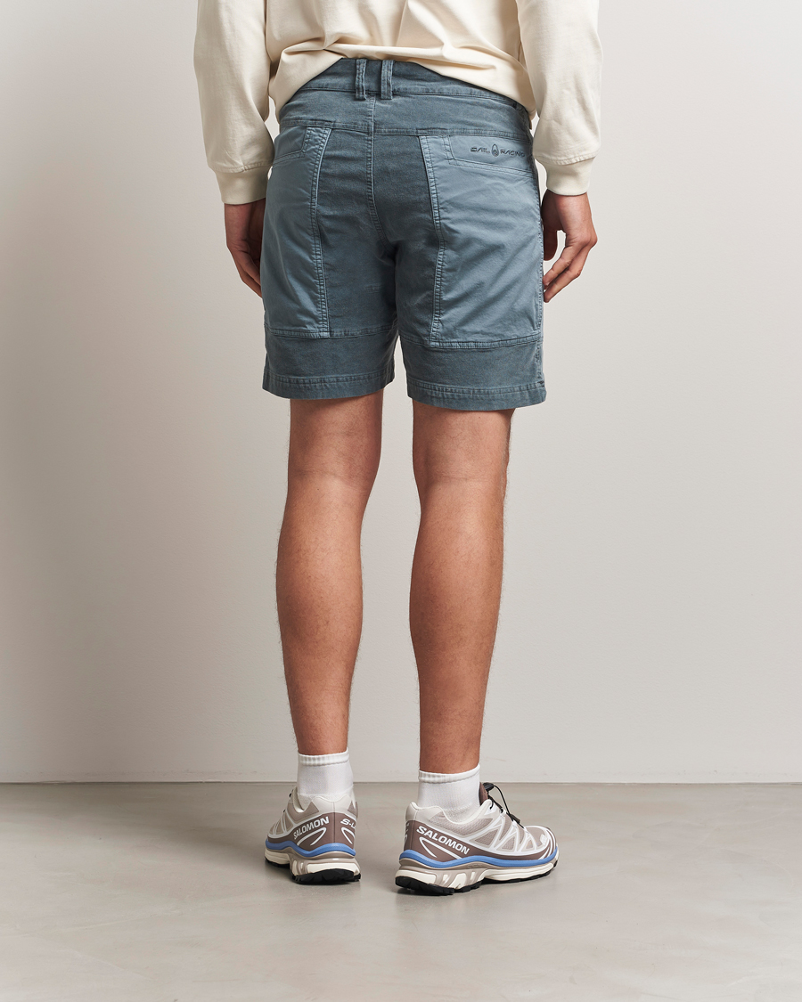 Men | Shorts | Sail Racing | Blocked Corduroy Shorts Sea Blue