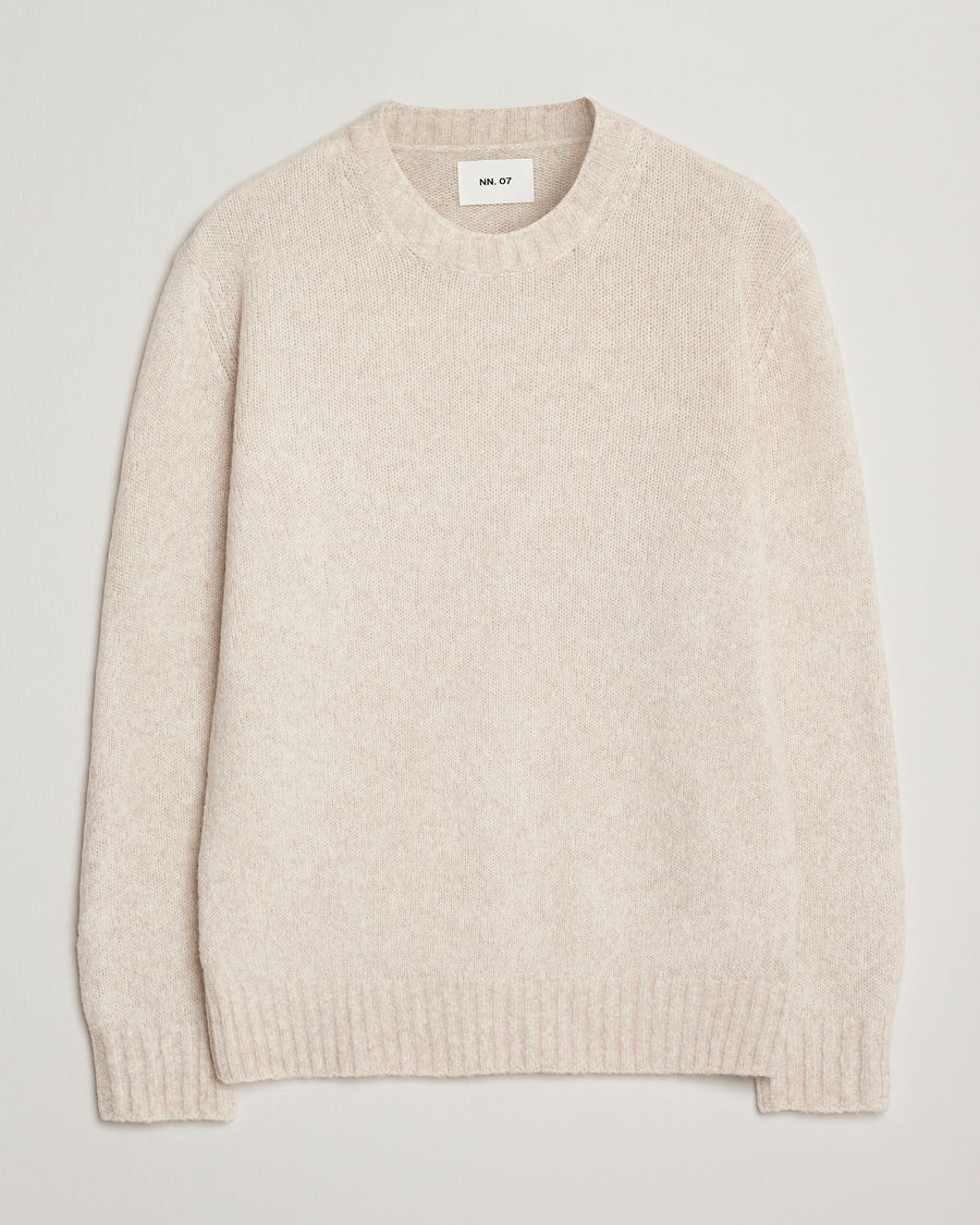 Men | Sweaters & Knitwear | NN07 | Lee Wool Knitted Sweater Ivory