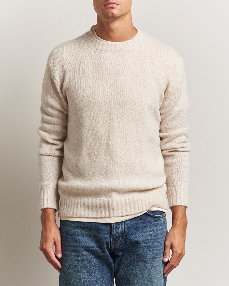 Men | Sweaters & Knitwear | NN07 | Lee Wool Knitted Sweater Ivory