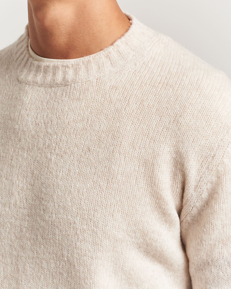 Men | Sweaters & Knitwear | NN07 | Lee Wool Knitted Sweater Ivory