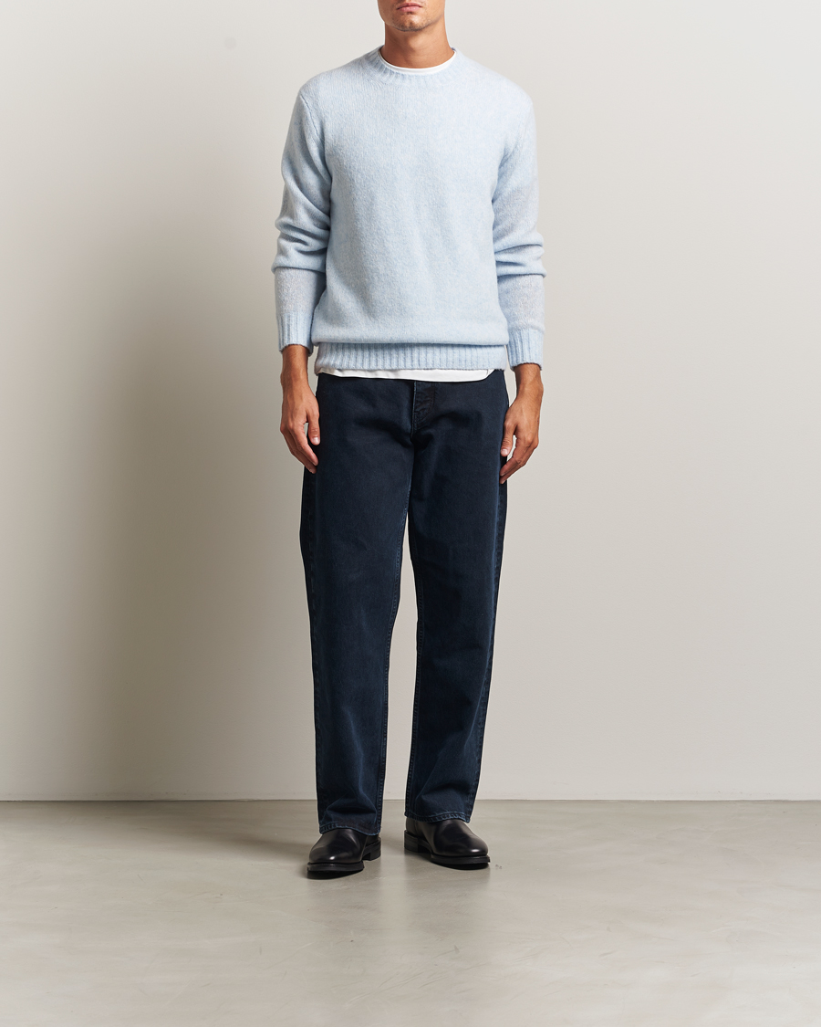 Men | Sweaters & Knitwear | NN07 | Lee Wool Knitted Sweater Cerulian Blue