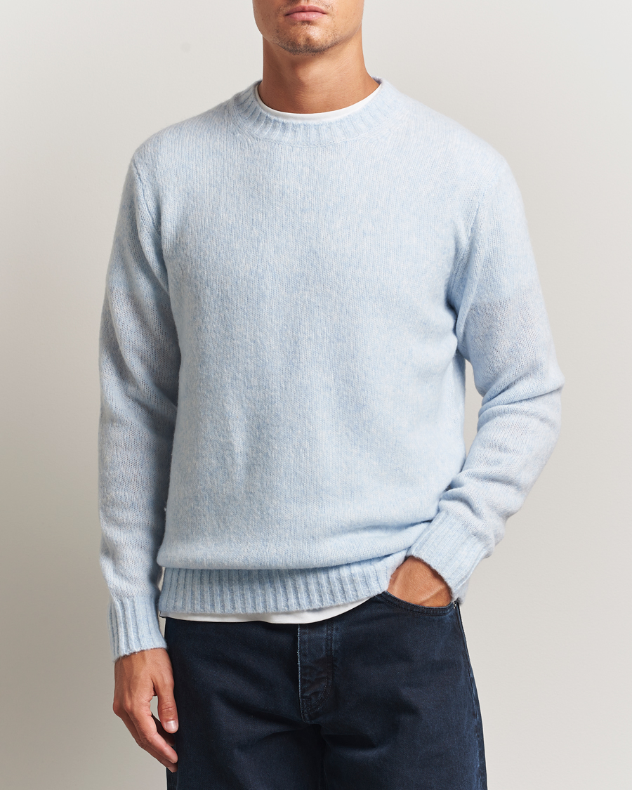 Men | Sweaters & Knitwear | NN07 | Lee Wool Knitted Sweater Cerulian Blue